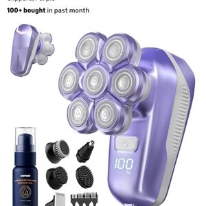 Purple Electric Cordless Shaver Set, New In Box